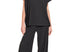 Black ribbed pant set