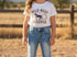 Light blue double layer bell bottoms