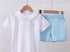 Peter Pan collar short sets