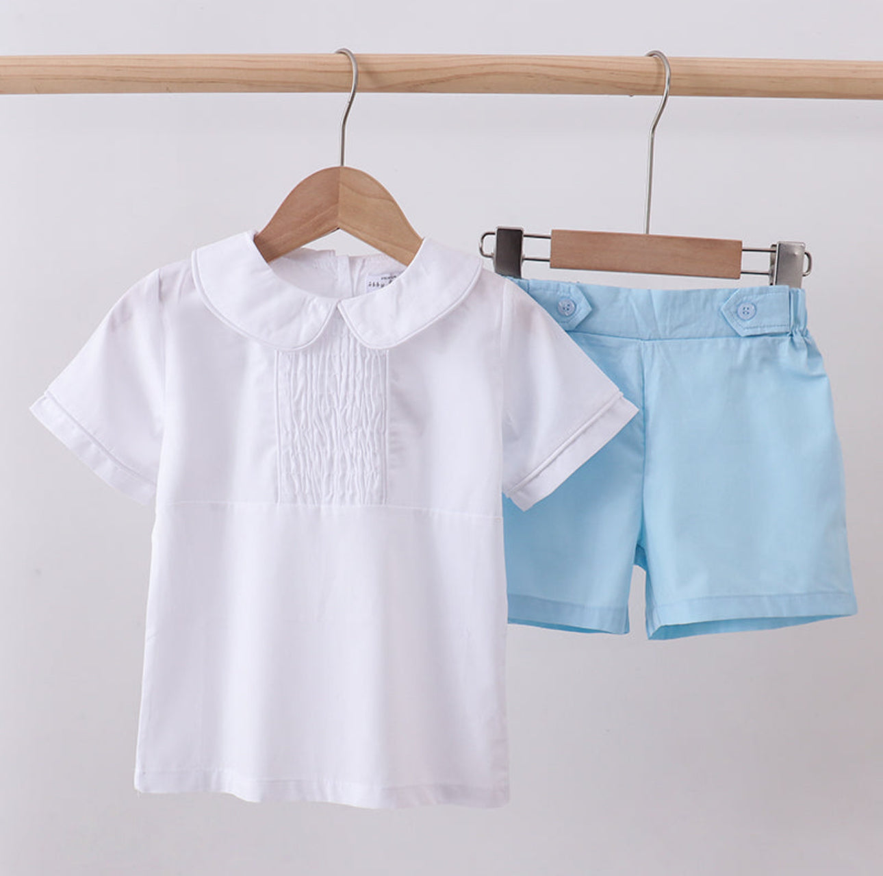 Peter Pan collar short sets