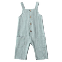 Muslin blue romper