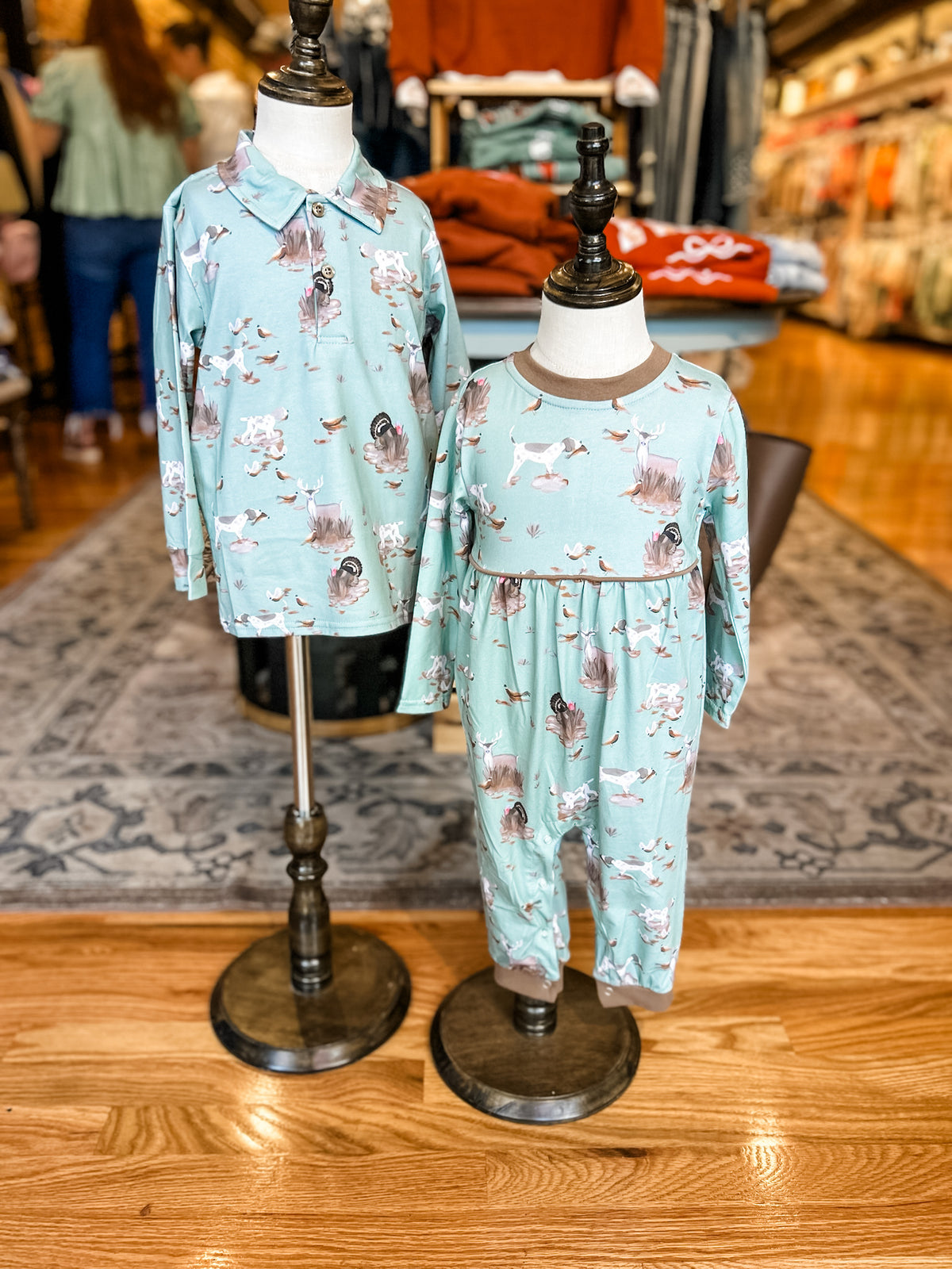 Heritage hunting romper