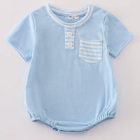 Blue striped pocket bubble