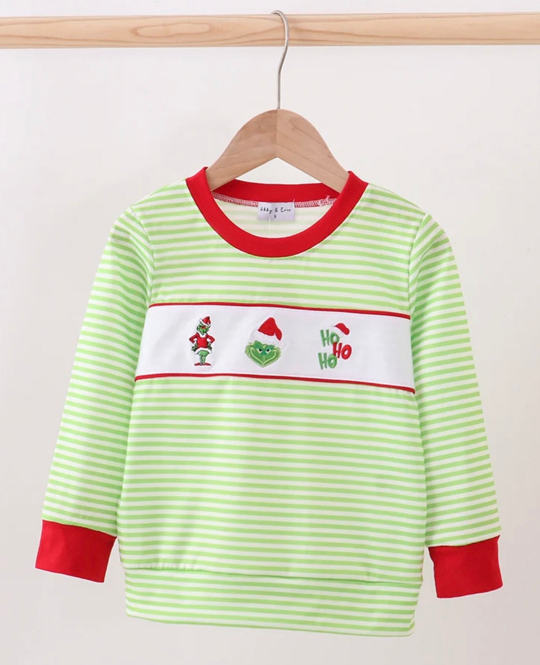 Green guy boy top