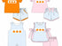 Gingham pumpkin set with bow ties