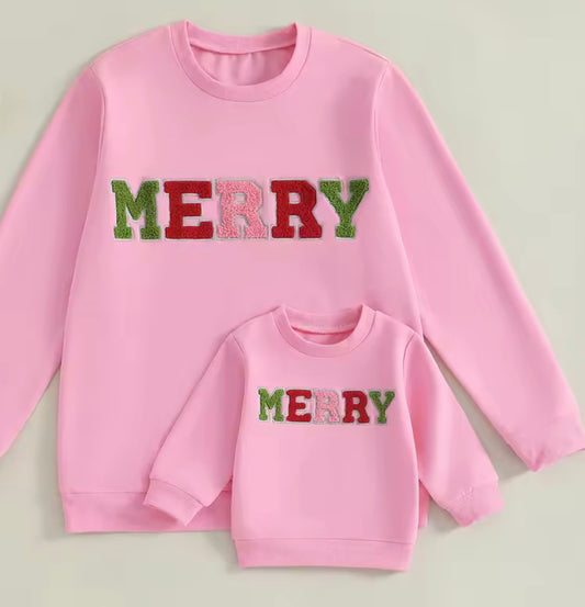 Merry mama + mini pullovers