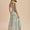 French lilac square neck maxi dress