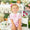 Pink & White Striped Gingham Ruffle Bubble