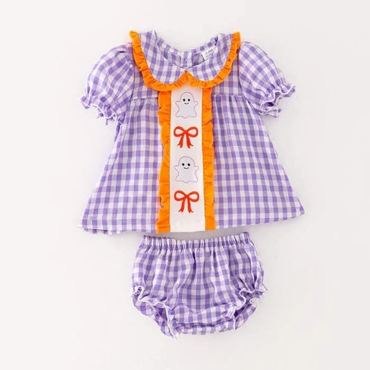 Girls ghost bummie set