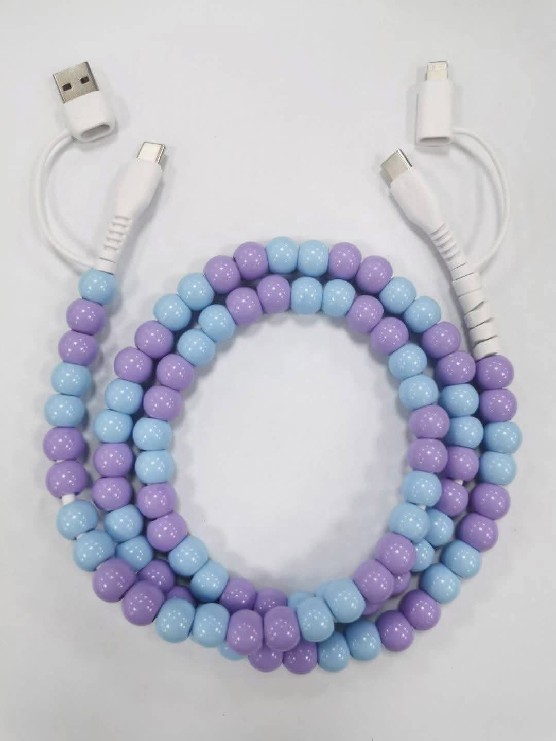 4in-1 beaded charging cord
