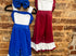 Blue jumpsuit- embroidered- you choose design