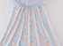 Blue Bloom smocked dress