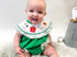Green farm smocked bubble