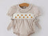 Pumpkin smocked bubble