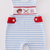 Boys striped baseball bubble