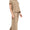 Acid wash pant set -cocoa