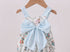 Blue bow bunny bubble
