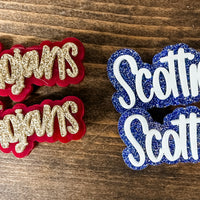 School spirit alligator clip