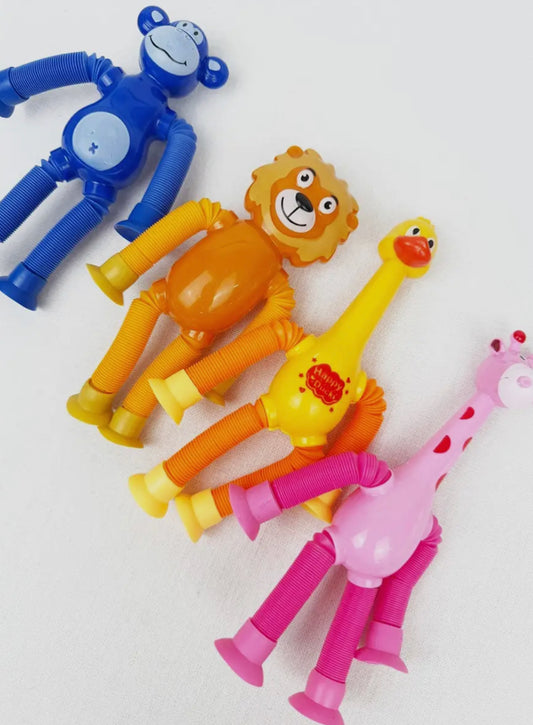 Assorted animal stretch light up toy