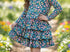 Floral printed top & skort