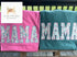 Green Floral MAMA appliqué