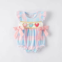 Pastel gingham bubble