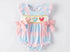 Pastel gingham bubble