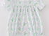 Green floral & bow bubble