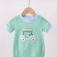 Boys stripe golf bubble