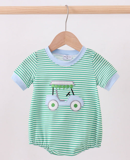Boys stripe golf bubble