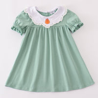 Green pumpkin dress