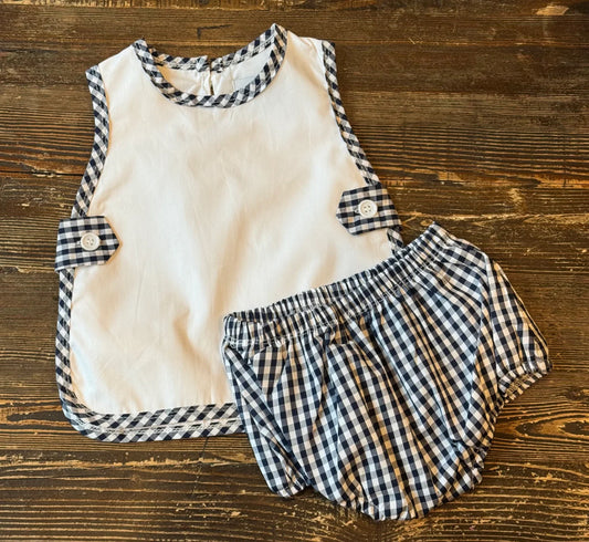 Gingham apron set
