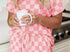 Pink Checkered short set