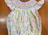 Floral smocked sibling