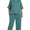 Plus teal pant set