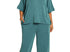 Plus teal pant set