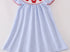 Seersucker crab dress