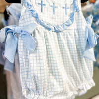 Blue cross girls bubble