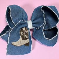 Cowgirl boot 5.5 bow
