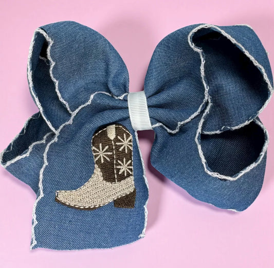 Cowgirl boot 5.5 bow