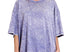 Acid wash boyfriend tee - purple