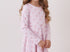 Pink bow bamboo dress