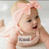 The original knot soft nylon headband bow