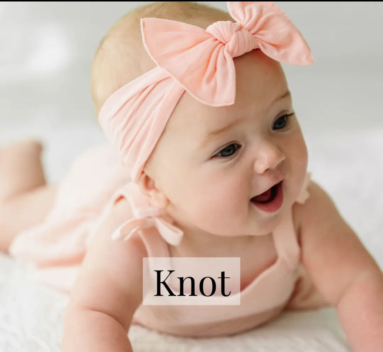The original knot soft nylon headband bow