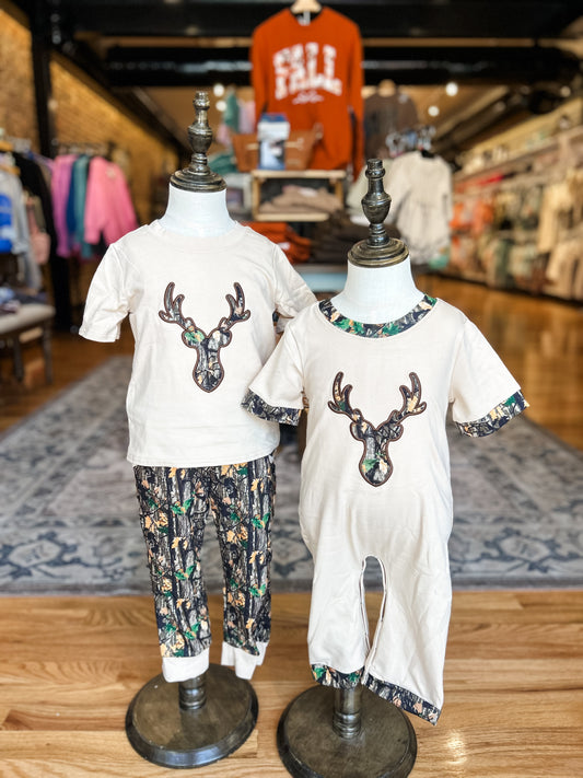 Deer camo boys set