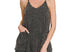 Acid wash pocket romper -black