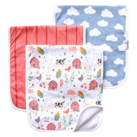 Farmstead burp cloths set of 3