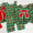 Christmas bow plaid girl bubble set