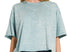 Acid crinkle wash tee - blue grey