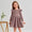 Dark mauve winter dress